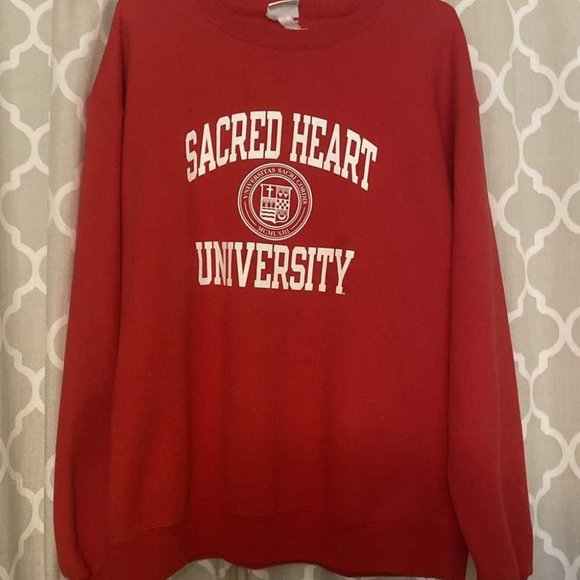 Vintage 1997 Sacred Heart University Crewneck Sweatshirt shirt retro - Picture 1 of 2